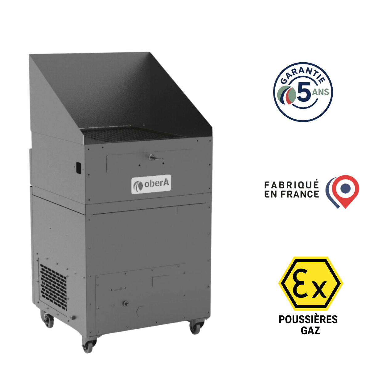 visuel table aspirante autonome à saturation epurbox tsp logo atex